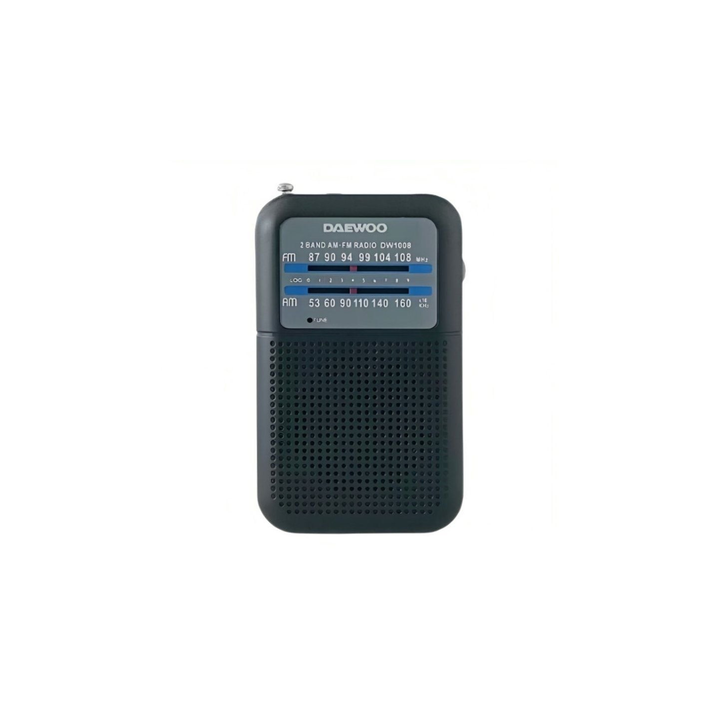 Radio portátil daewoo dw1008/ negra