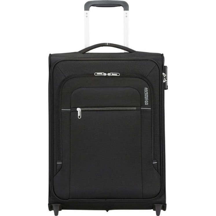 Maleta de cabina american tourister crosstrack upright 55cm/ 55x40x20cm/ 2 ruedas/ negra y gris