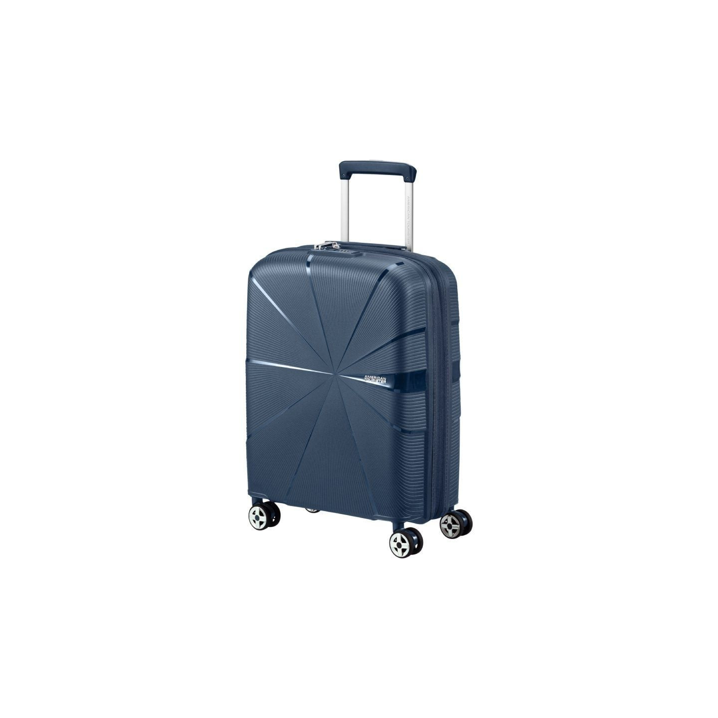 Maleta de cabina american tourister starvibe spinner 55cm/ 55x40x20cm/ 4 ruedas/ azul marino