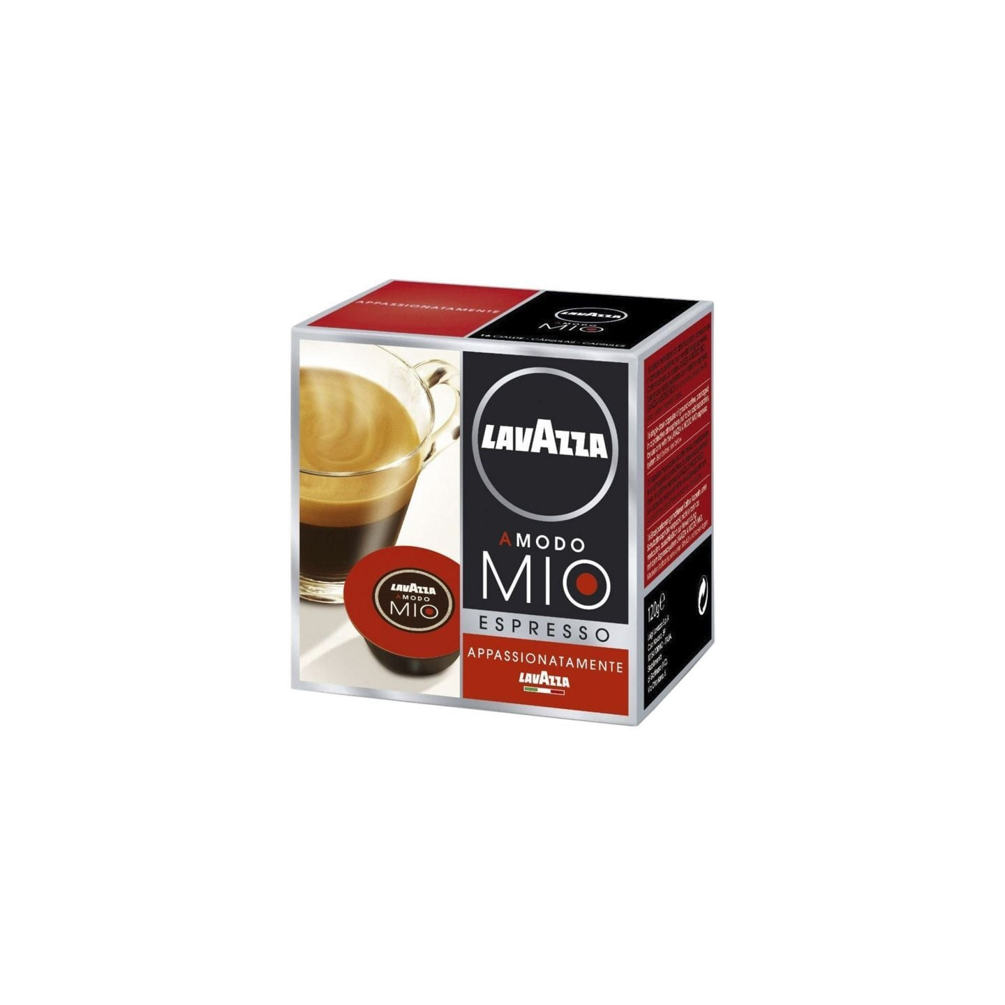 Cápsula lavazza appassionatamente para cafeteras a modo mio/ caja de 16