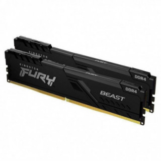 Memoria ram kingston fury beast rgb 16gb/ ddr4/ 3200mhz/ 1.35v/ cl16/ dimm