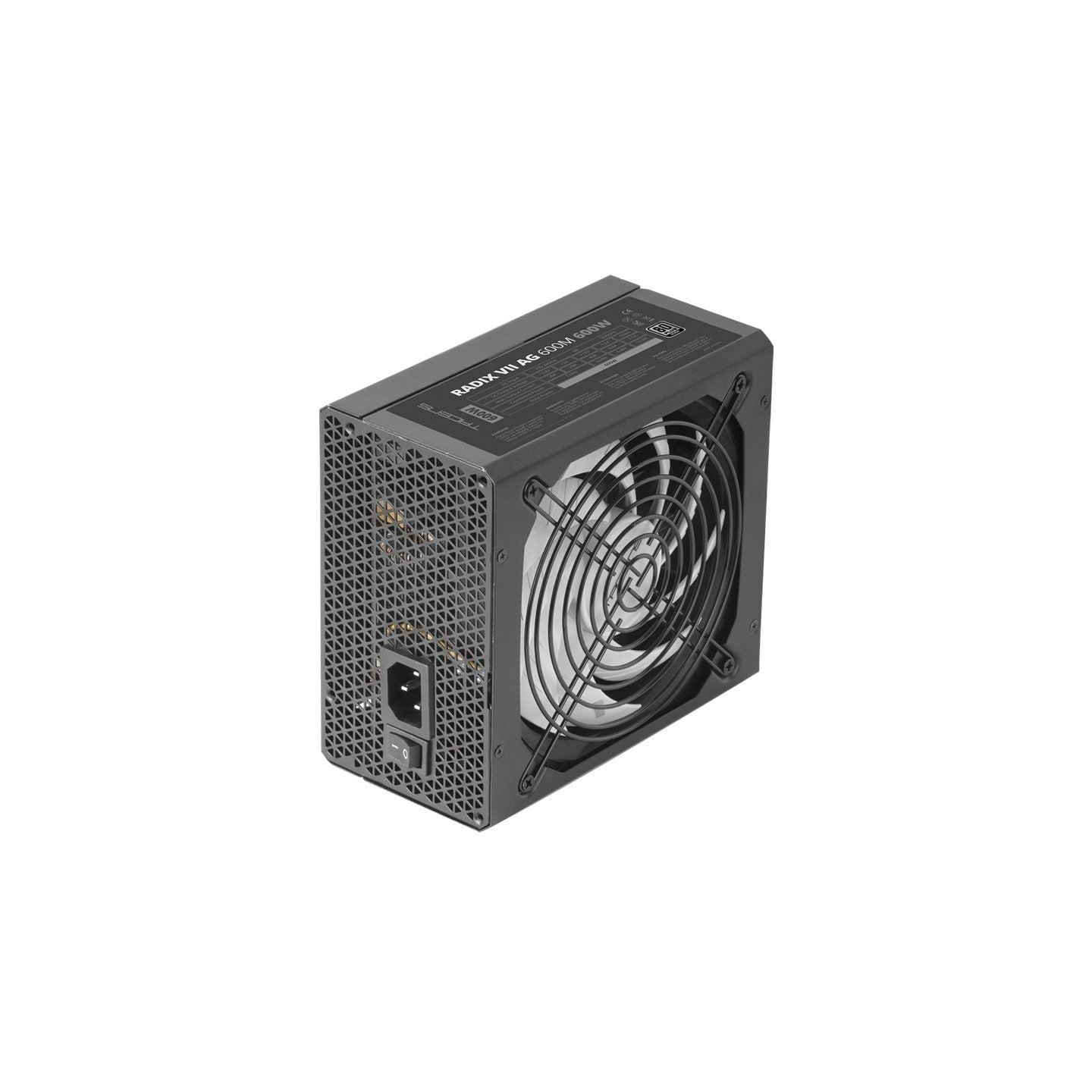 Fuente de alimentación tacens radix vii ag 600m/ 600w/ ventilador 14cm/ 80 plus silver