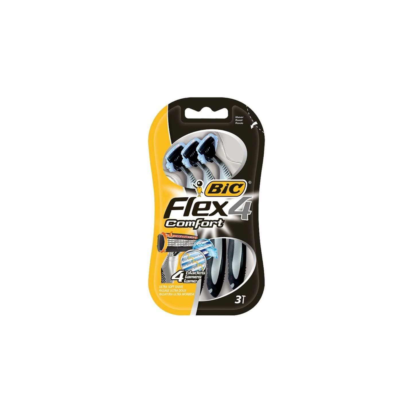 Cuchilla de afeitar bic flex 4/ 3 uds