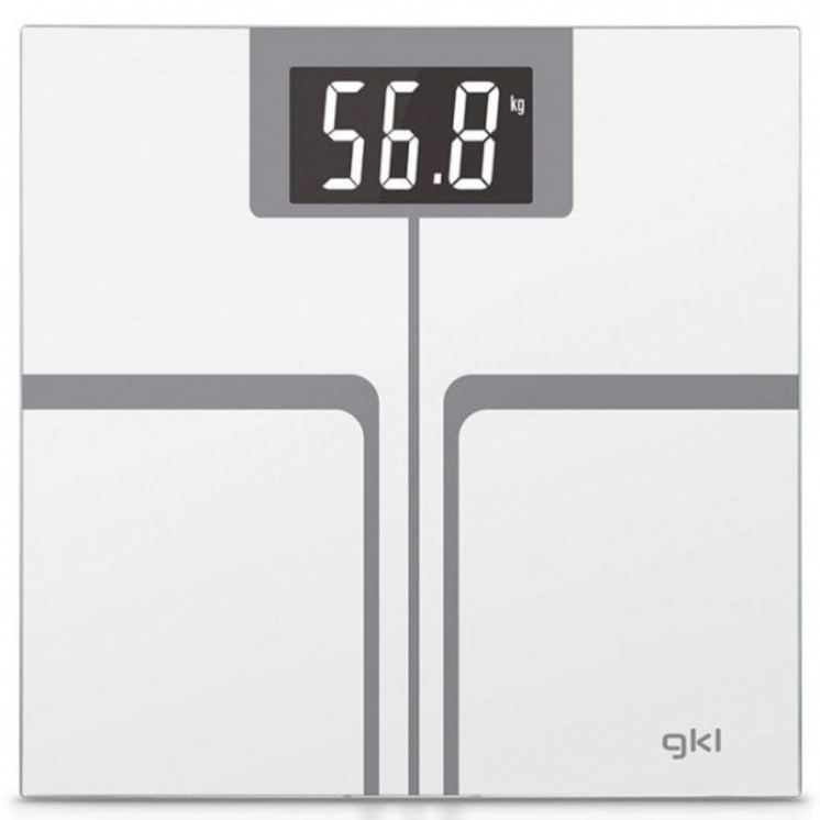 Báscula de baño gkl fitmax white/ hasta 200kg