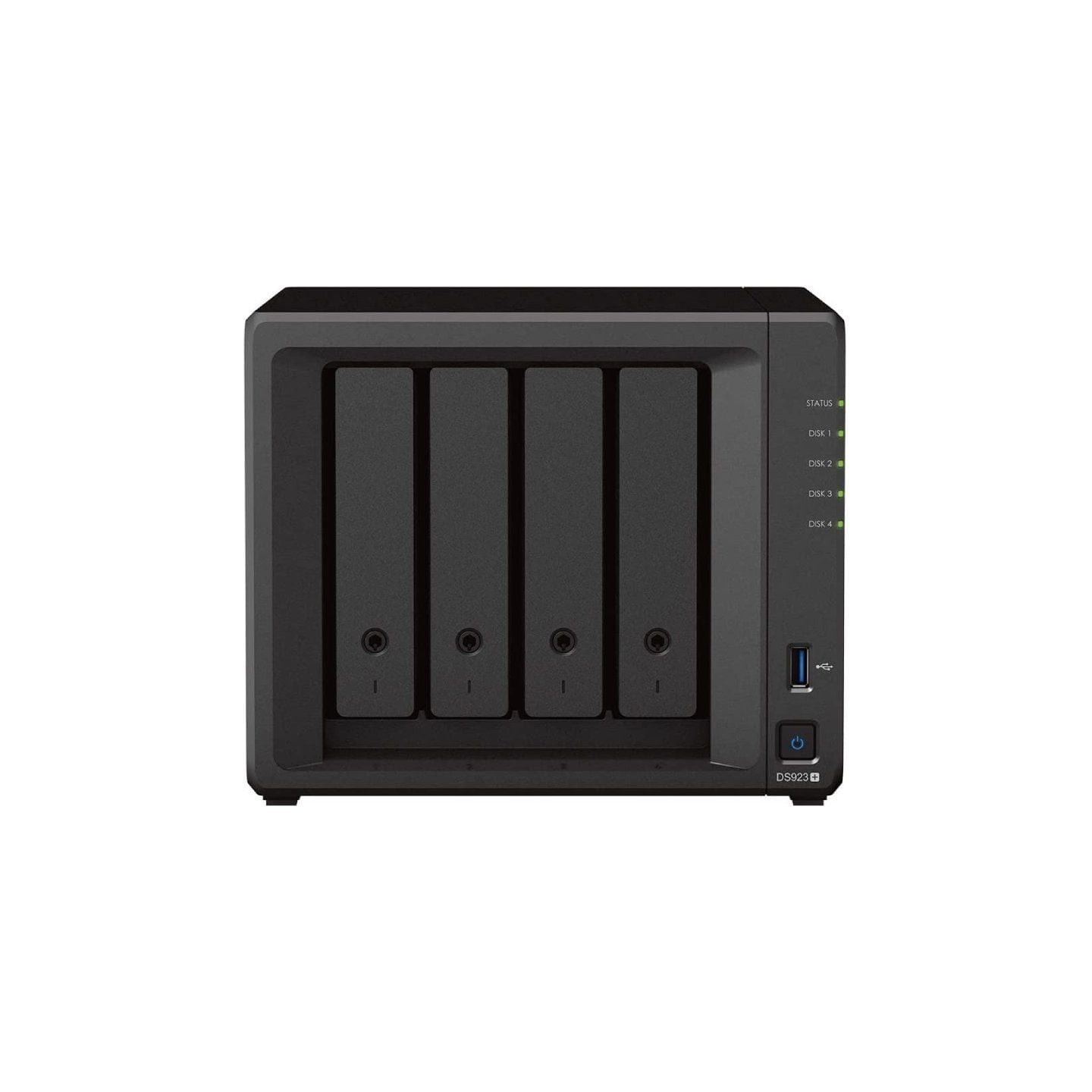 Nas synology diskstation ds923+/ 4 bahías 3.5'- 2.5'/ 4gb ddr4/ formato torre