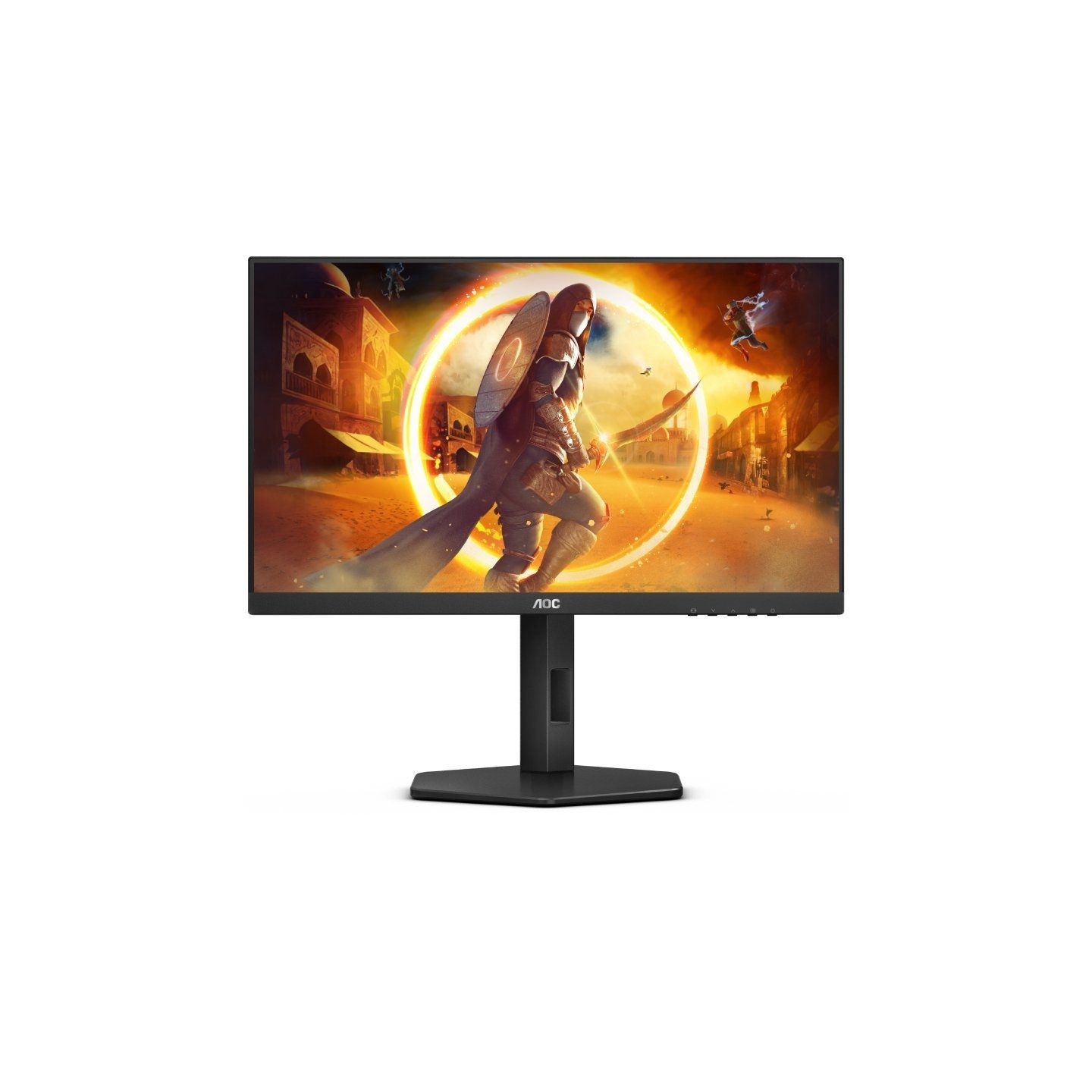 Monitor gaming aoc 24g4x 23.8'/ full hd/ 0.5ms/ 180hz/ ips/ multimedia/ regulable en altura/ negro