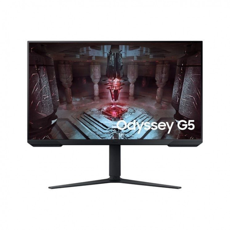 Monitor gaming samsung odyssey g5 s27cg510eu 27'/ qhd/ 1ms/ 165hz/ va/ regulable en altura/ negro