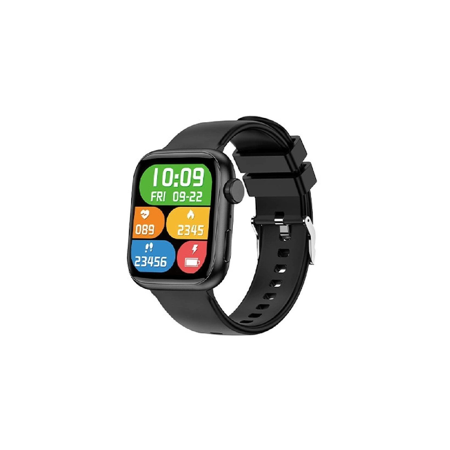 Forever smartwatch igo watch 3 jw-500 notificaciones/ frecuencia cardiaca/ negro