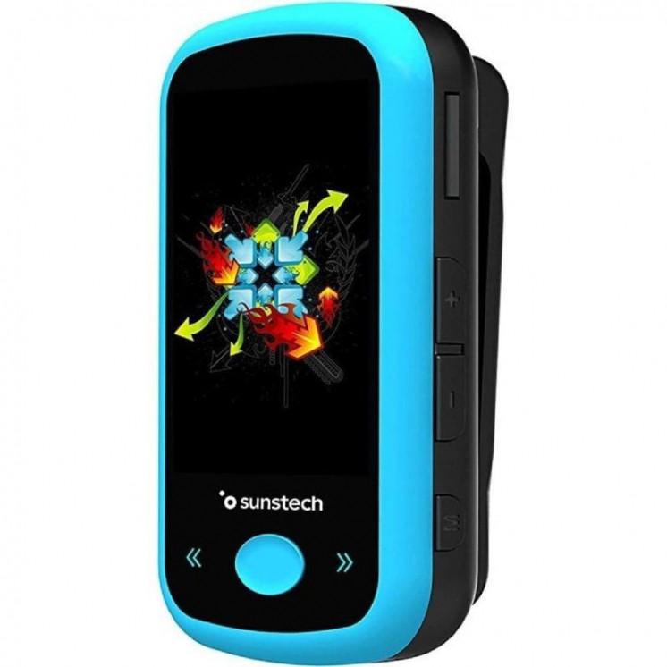 Reproductor mp4 sunstech ibizabt/ 8gb/ pantalla 1.8'/ radio fm/ azul