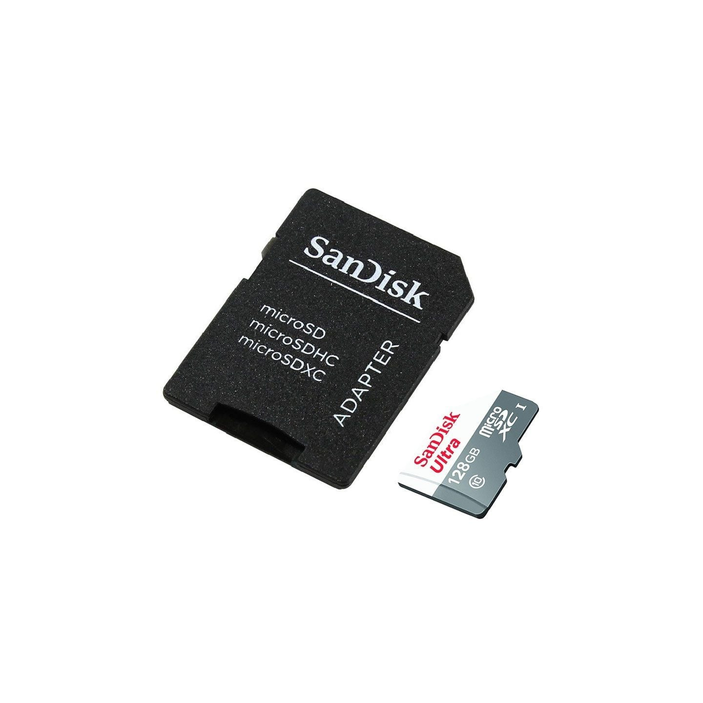 Tarjeta de memoria sandisk ultra 128gb microsd xc con adaptador/ clase 10/ 80mb/s