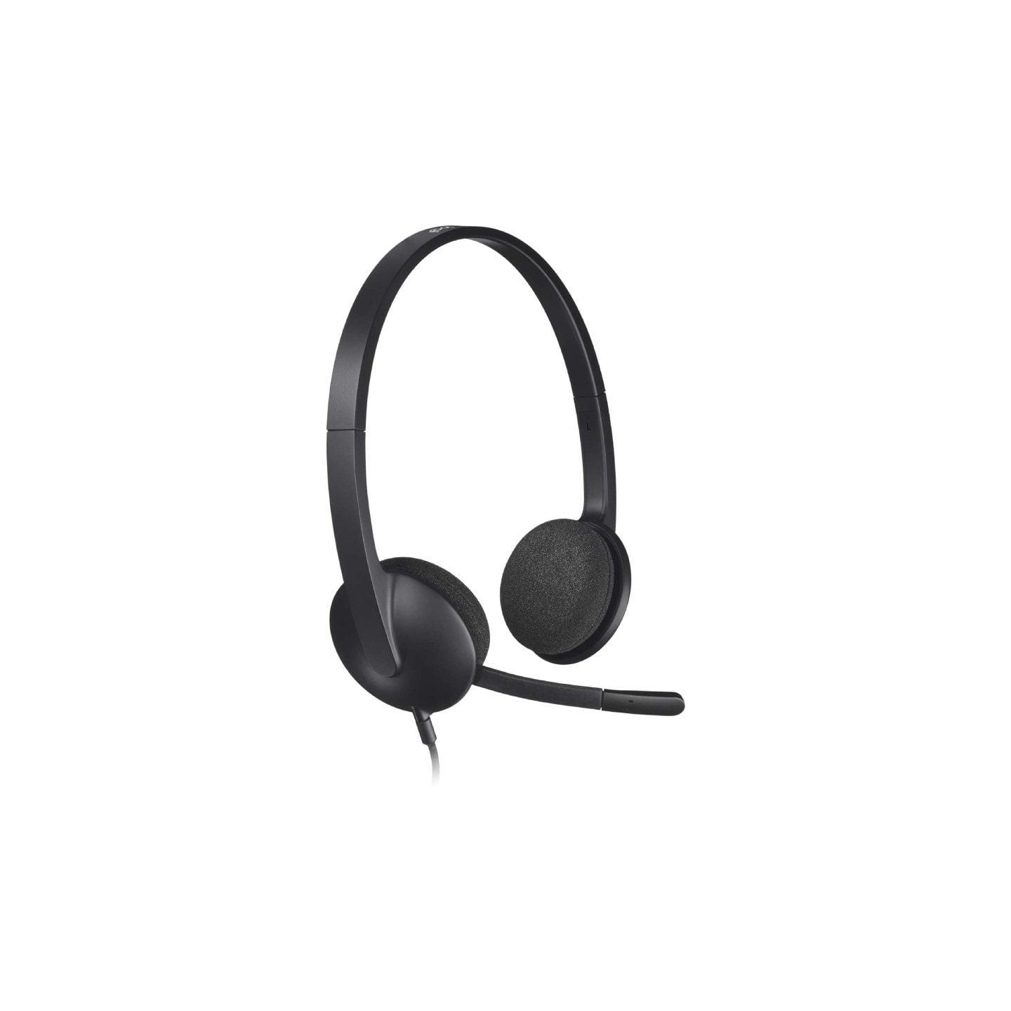 Auriculares logitech h340/ con micrófono/ usb/ negros