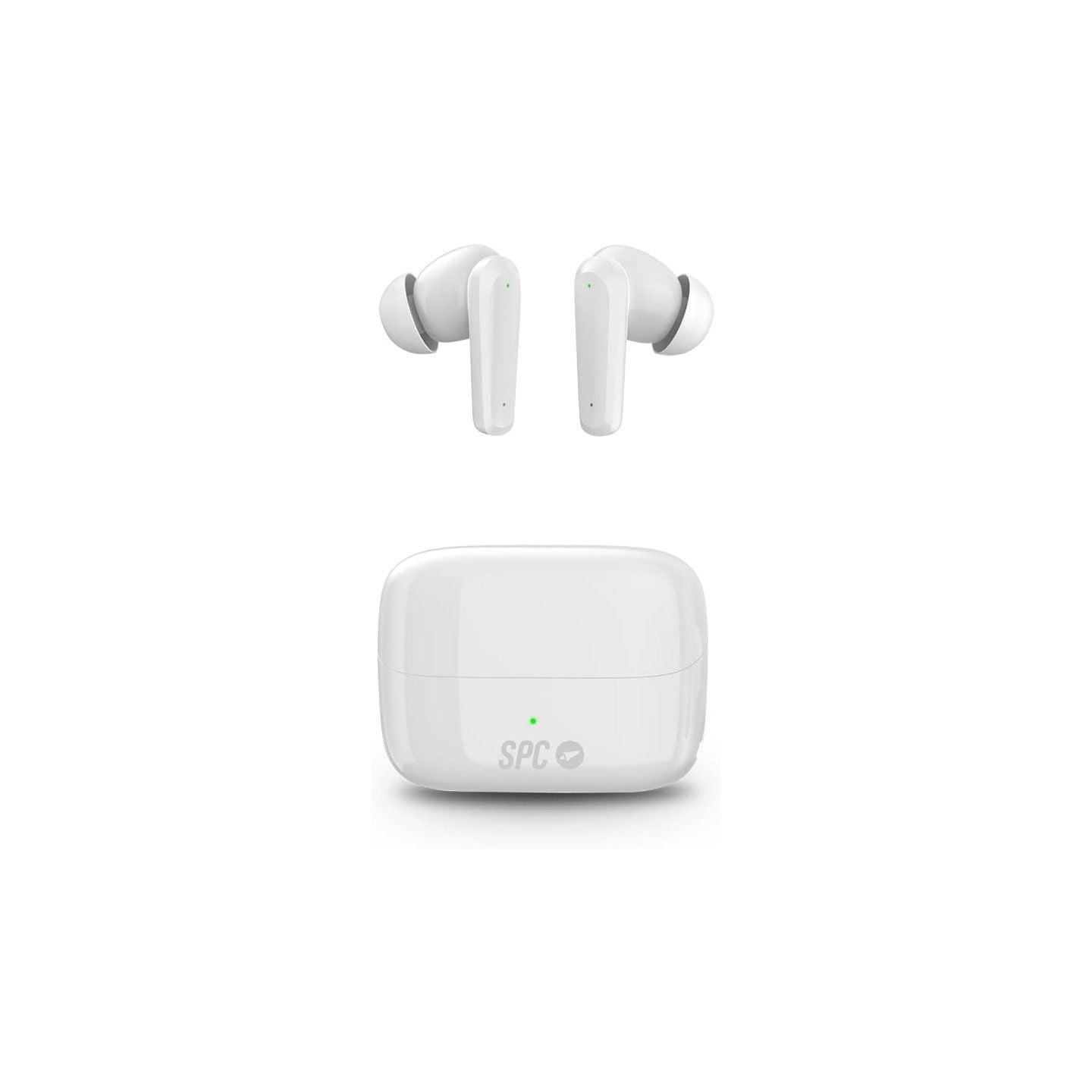 Auriculares bluetooth spc ether 2 pro con estuche de carga/ autonomía 6.5h/ blancos