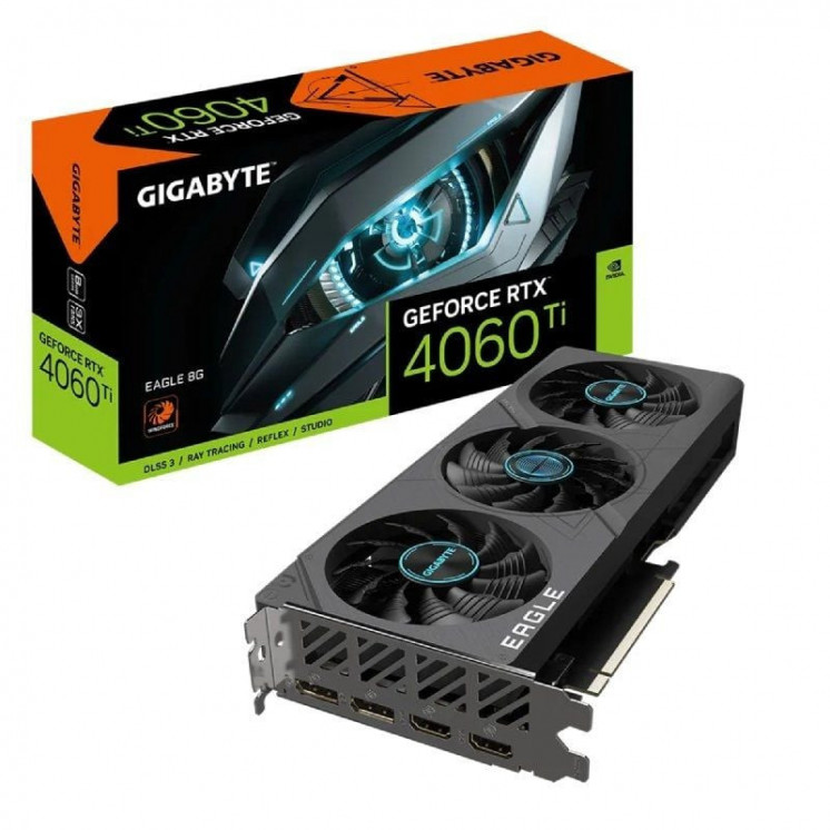 Tarjeta gráfica gigabyte geforce rtx 4060 ti eagle 8g/ 8gb gddr6