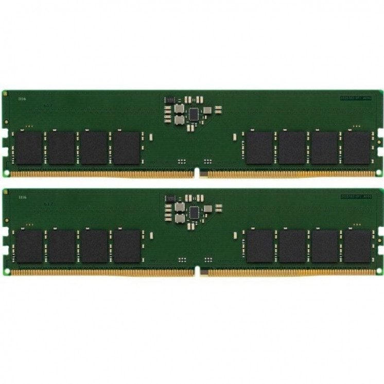 Memoria ram kingston valueram 2 x 16gb/ ddr5/ 4800mhz/ 1.1v/ cl40/ dimm