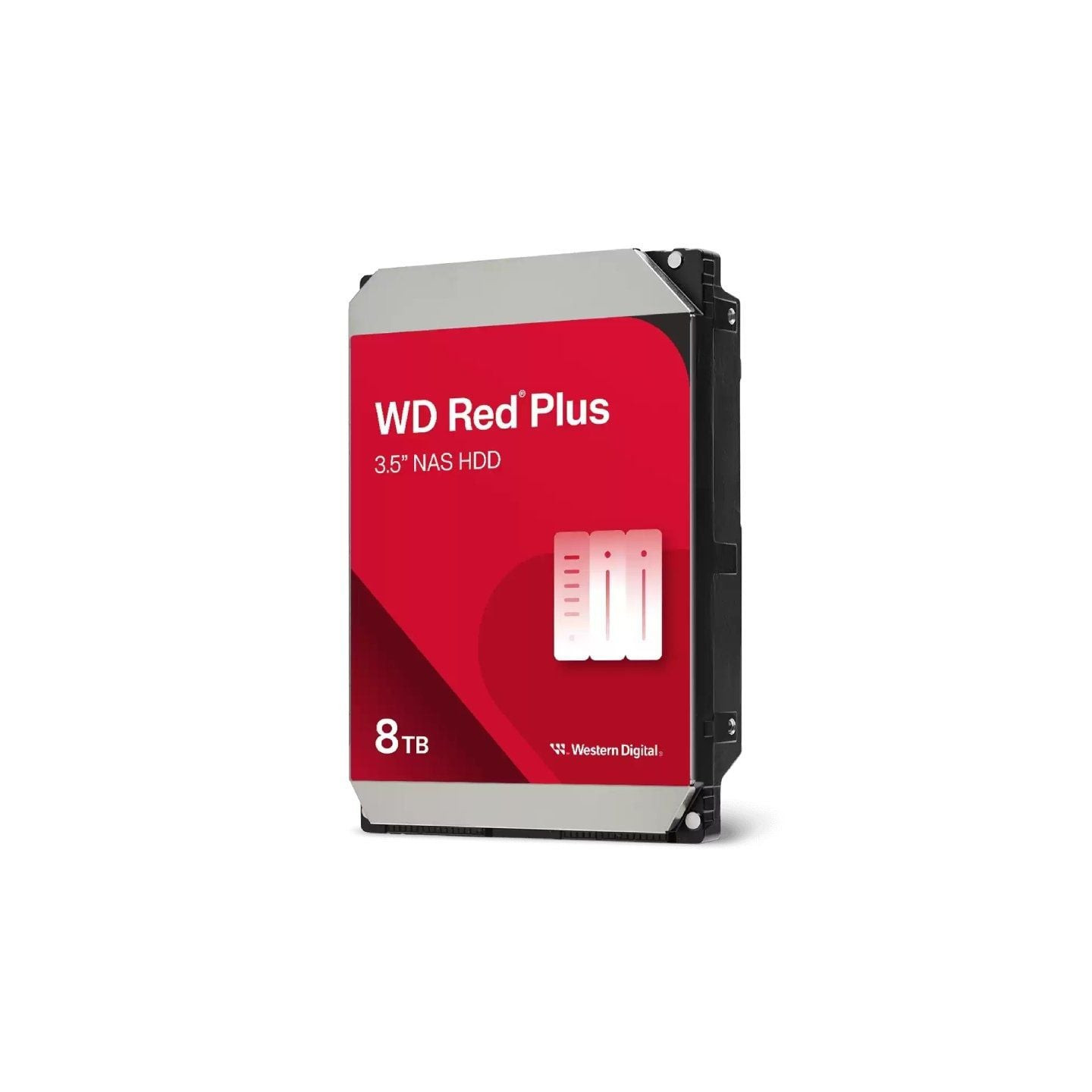 Disco duro western digital wd red plus nas 8tb/ 3.5'/ sata iii/ 256mb