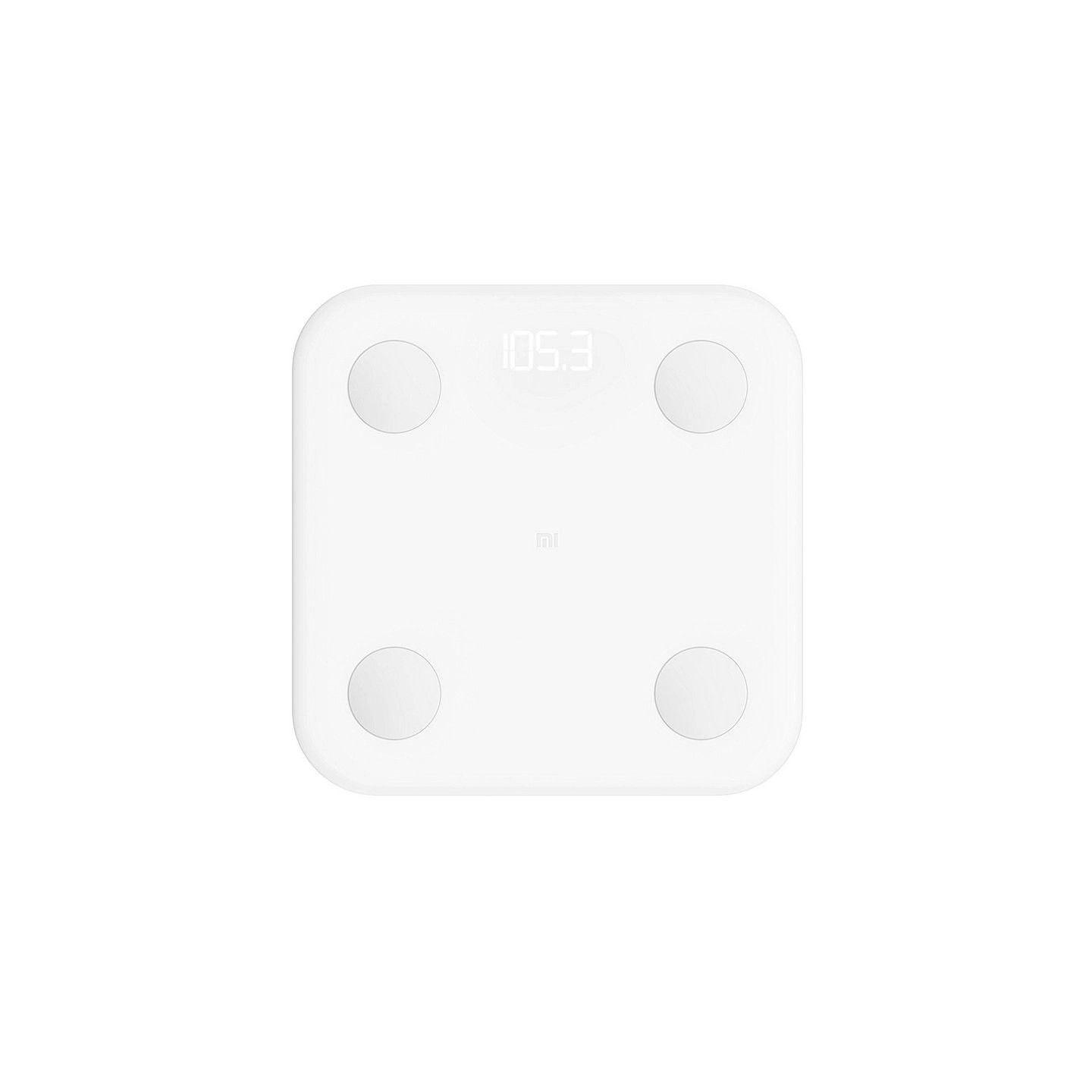 Báscula de baño xiaomi mi body composition scale - bluetooth - rango 5-150kg - 4xaaa - aplicación mi fit - blanco