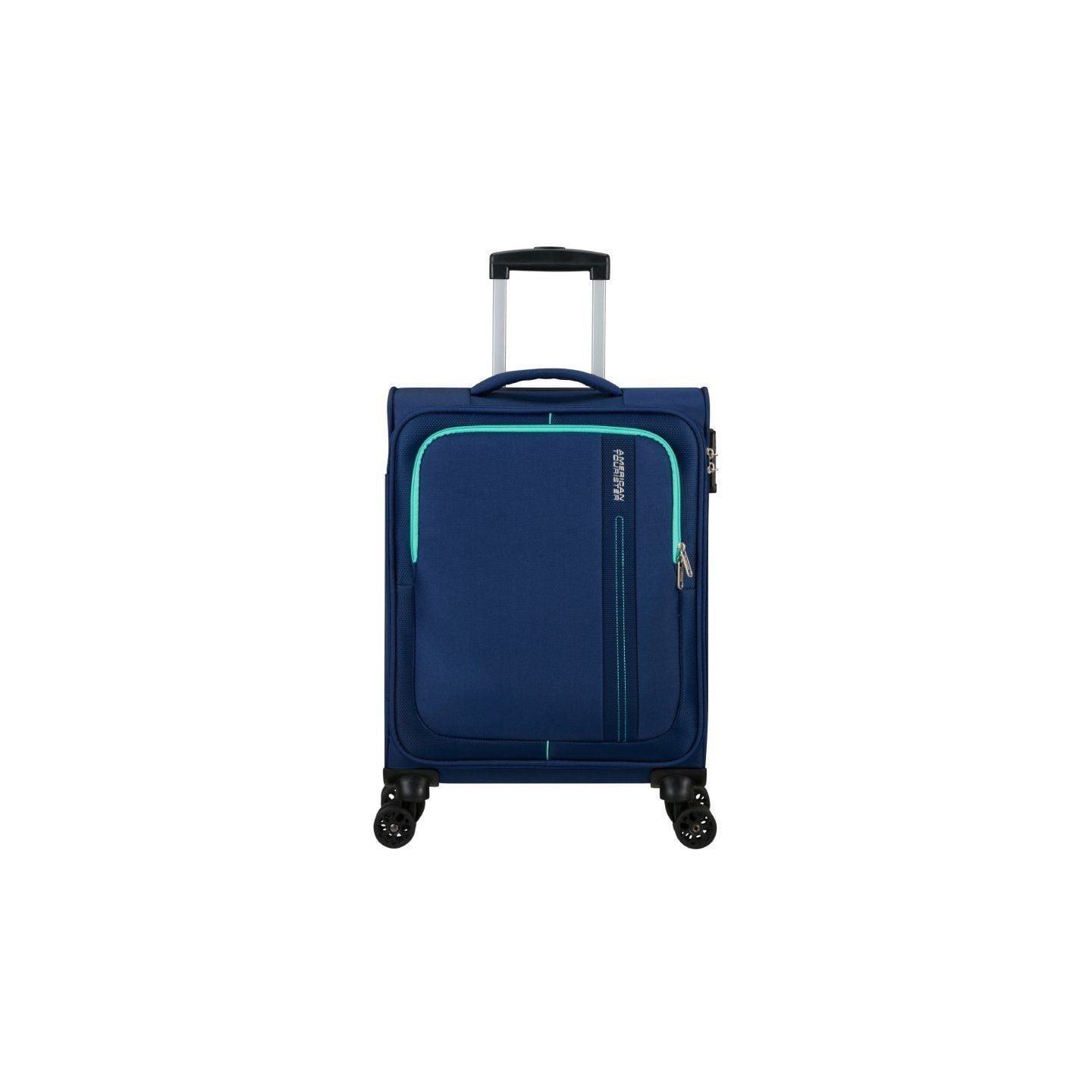 Maleta de cabina american tourister sea seeker spinner 55cm/ 55x40x20cm/ 4 ruedas/ marino combate