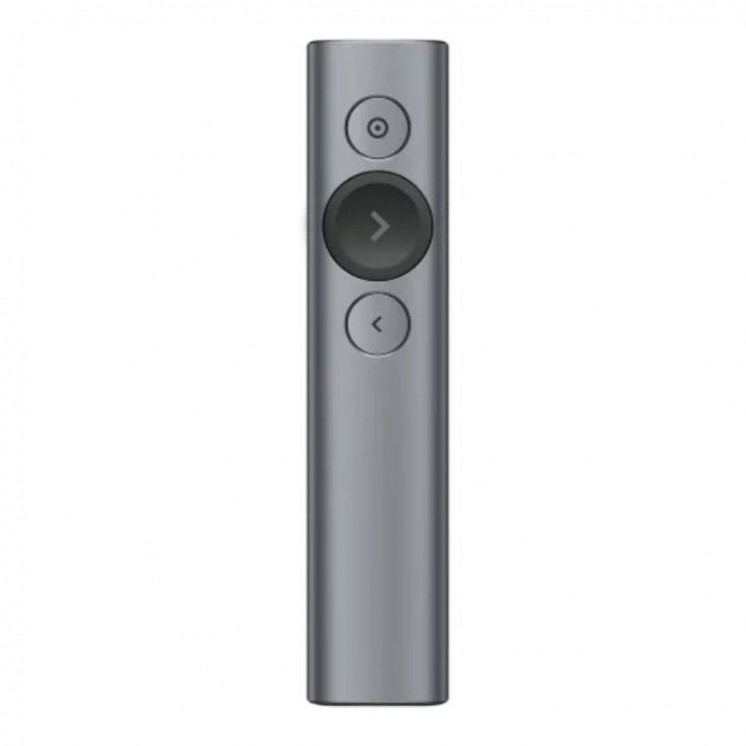 Presentador inalámbrico por bluetooth logitech spotlight presentation remote/ 2.4ghz/ gris pizarra