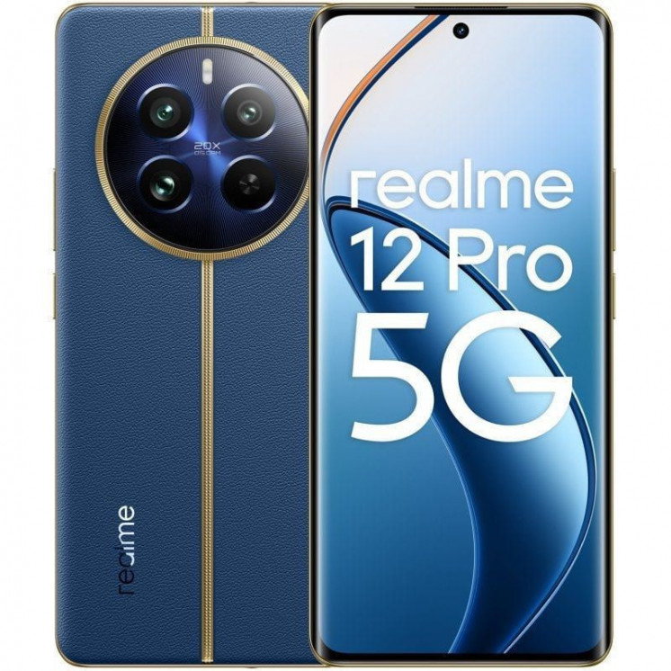 Smartphone realme 12 pro 12gb/ 256gb/ 6.7'/ 5g/ azul submarino