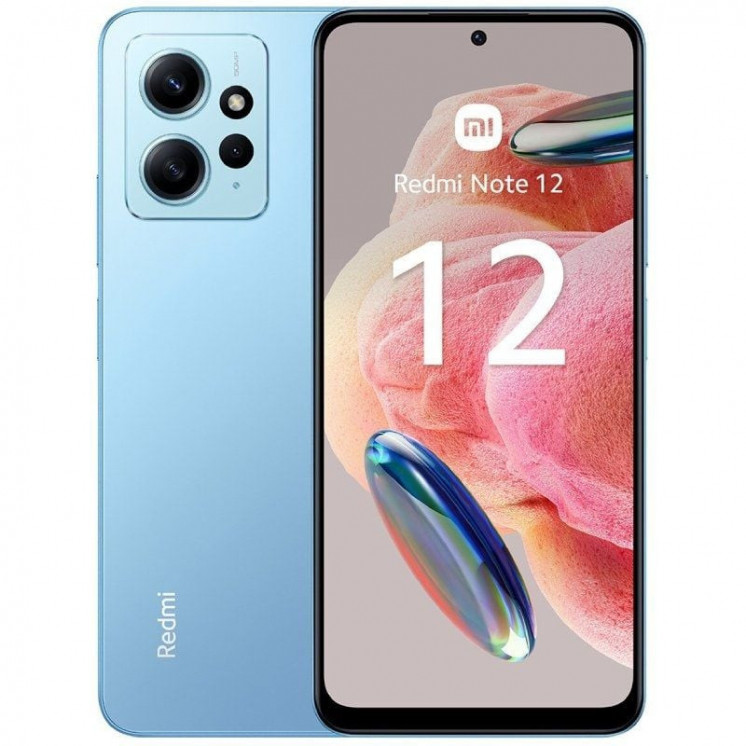 Smartphone xiaomi redmi note 12 nfc 4gb/ 128gb/ 6.67'/ azul hielo