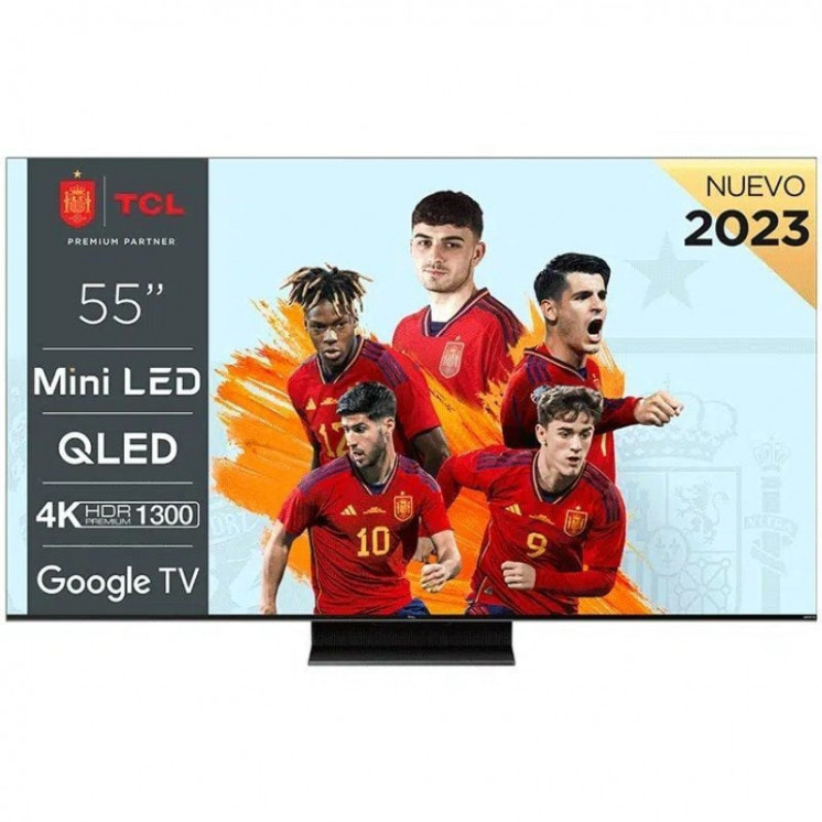 Televisor tcl qled-mini led 55c805 55'/ ultra hd 4k/ smart tv/ wifi