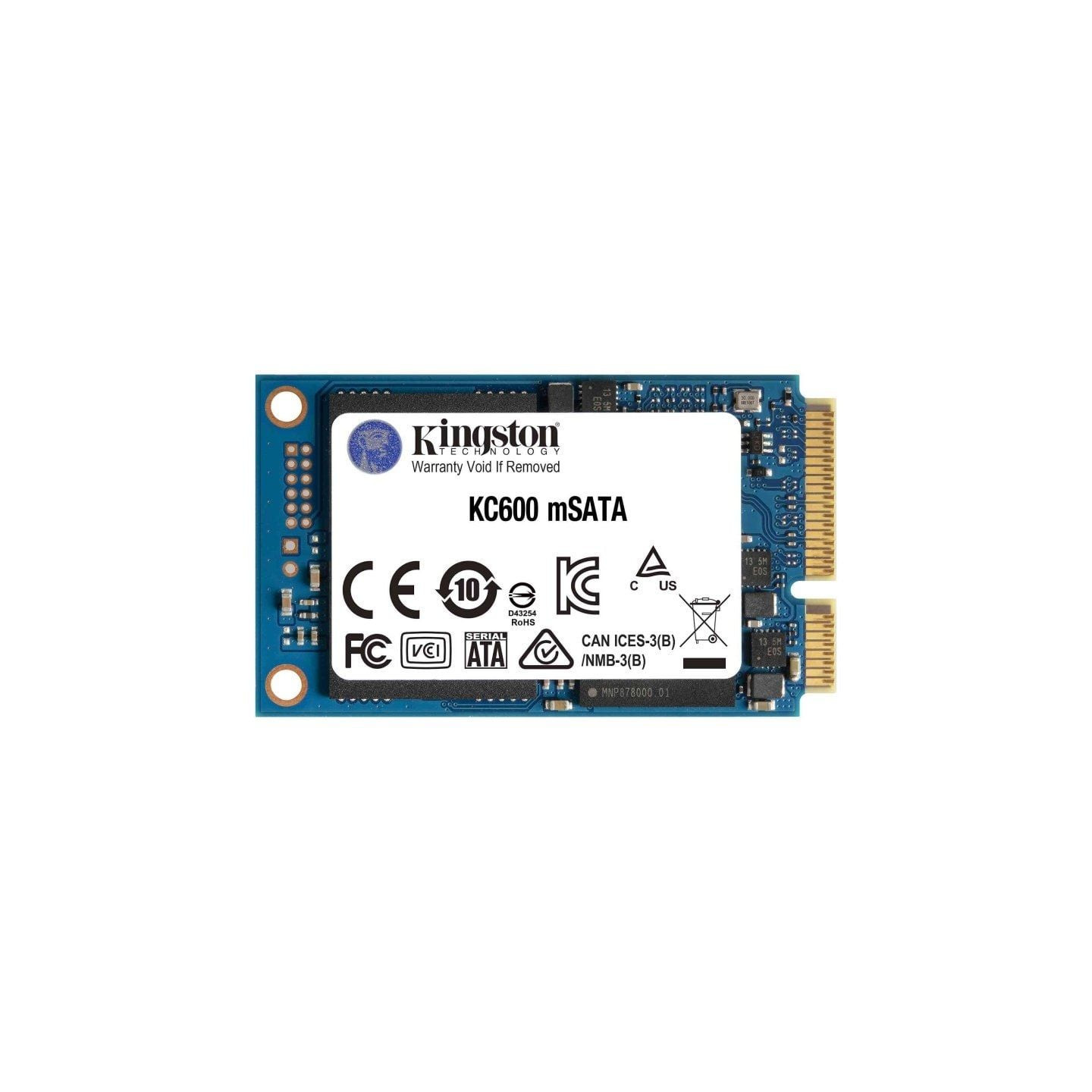 Disco ssd kingston kc600 1tb/ msata/ full capacity