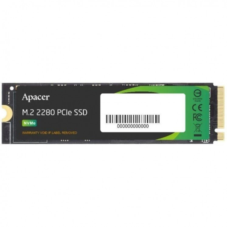 Disco ssd apacer as2280p4u 1tb/ m.2 2280 pcie/ full capacity