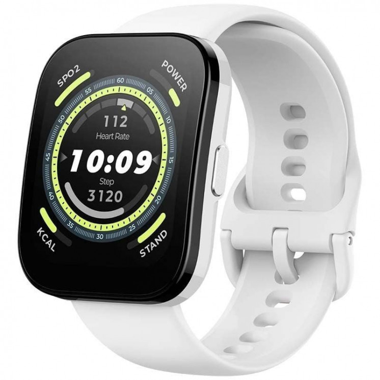 Smartwatch huami amazfit bip 5/ notificaciones/ frecuencia cardiaca/ gps/ blanco crema