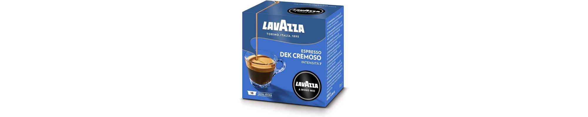 Cápsula lavazza cremosamente dek para cafeteras a modo mio/ caja 16